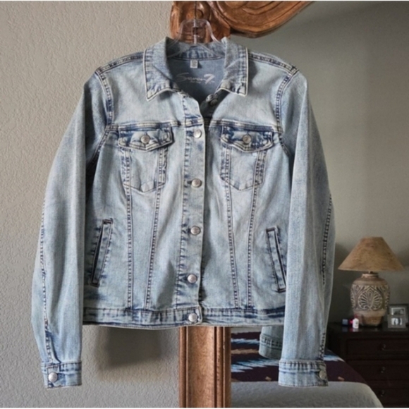 Seven7 Jackets & Blazers - Seven7 Light Blue Denim Jacket NEW